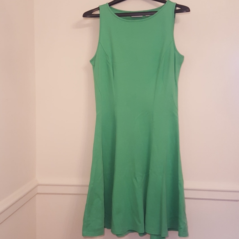 Bright green summer dress